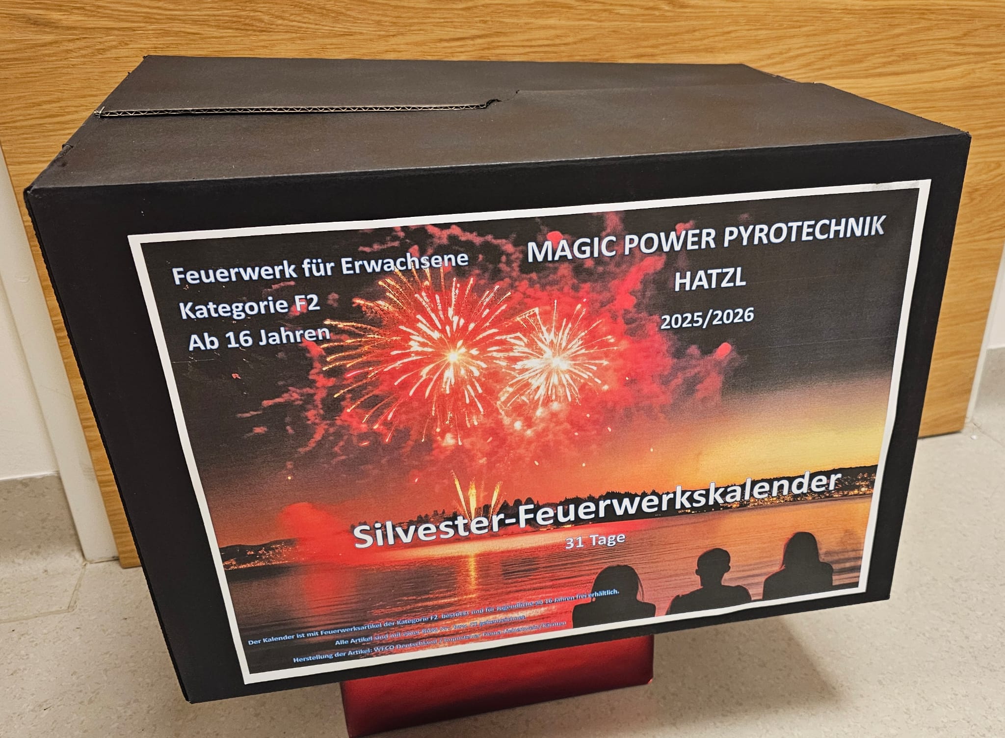 Feuerwerkskalender 31 Tage Kat.F2