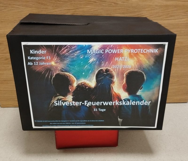 Feuerwerkskalender 31 Tage Kat.F1